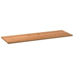 Dessus de table marron clair bois chêne massif rectangulaire 