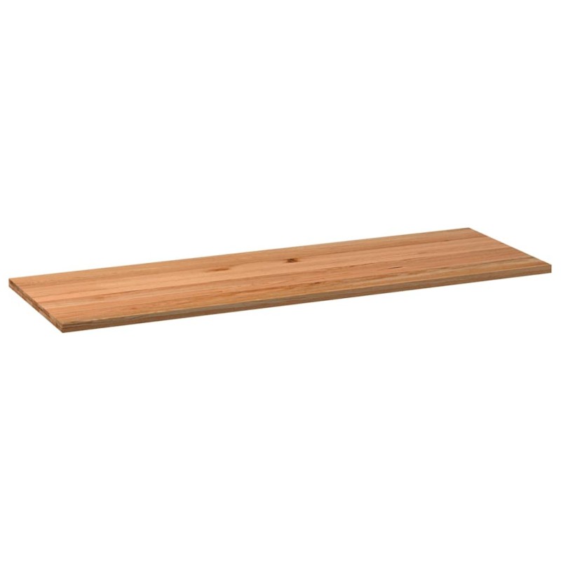 Dessus de table marron clair bois chêne massif rectangulaire 