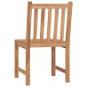 Chaises de jardin lot de 4 avec coussins Bois de teck massif 