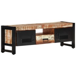 Meuble TV 120x30x40 cm Bois massif de récupération 
