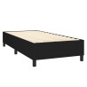 Sommier à lattes de lit et matelas Noir 80x200 cm Tissu 