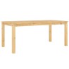 Ensemble à manger Panama 3 pcs bois de pin massif 