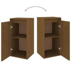 Meubles TV 3 pcs Marron miel Bois massif de pin 