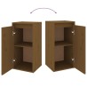 Meubles TV 3 pcs Marron miel Bois massif de pin 