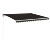 Auvent rétractable automatique 400x350 cm Anthracite 