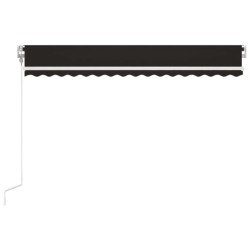 Auvent rétractable automatique 400x350 cm Anthracite 