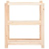 Étagères de rangement à 3 niveaux 10 pcs 80x38x90 cm Pin 150 kg 