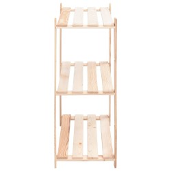 Étagères de rangement à 3 niveaux 10 pcs 80x38x90 cm Pin 150 kg 