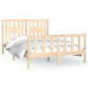 Cadre de lit sans matelas bois massif de pin 140x200 cm 
