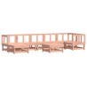 Salon de jardin 8 pcs bois massif douglas 