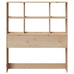Tête de lit avec rangement 90 cm bois massif de pin 