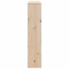 Tête de lit avec rangement 90 cm bois massif de pin 