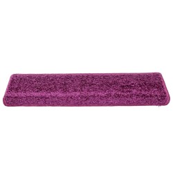 Tapis d'escalier 30 pcs 65x21x4 cm Violet 