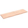 Dessus de table 200x60x(2-6) cm bois de chêne massif non traité 