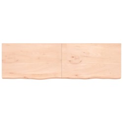 Dessus de table 200x60x(2-6) cm bois de chêne massif non traité 