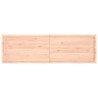 Dessus de table 200x60x(2-6) cm bois de chêne massif non traité 