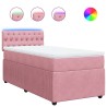Sommier à lattes de lit avec matelas Rose 90x190 cm Velours 