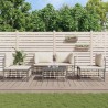 Salon de jardin 5 pcs avec coussins anthracite résine tressée 