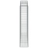 Paniers à gabions arqués 3 pcs 200x50x200/220 cm Fer galvanisé 