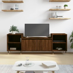 Meuble TV Chêne marron 160x35x55 cm Bois d'ingénierie 