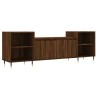 Meuble TV Chêne marron 160x35x55 cm Bois d'ingénierie 
