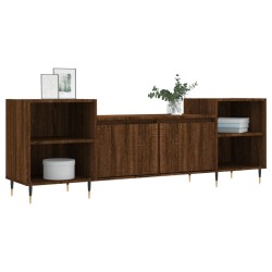 Meuble TV Chêne marron 160x35x55 cm Bois d'ingénierie 