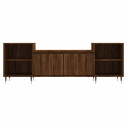 Meuble TV Chêne marron 160x35x55 cm Bois d'ingénierie 