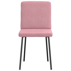 Chaises à manger lot de 4 Rose Velours 
