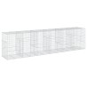 Panier gabion avec couvercle 600x100x150 cm fer galvanisé 