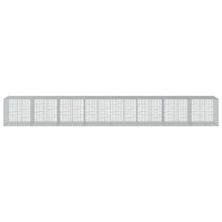 Panier gabion avec couvercle 800x100x100 cm fer galvanisé 