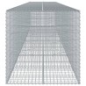 Panier gabion avec couvercle 800x100x100 cm fer galvanisé 
