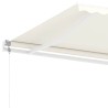 Auvent automatique sur pied 300x250 cm Crème 