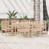 Ensemble à manger de jardin 7 pcs bois massif de pin 