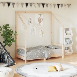 Cadre de lit pour enfant 70x140 cm bois de pin massif 