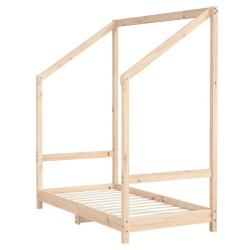 Cadre de lit pour enfant 70x140 cm bois de pin massif 