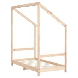 Cadre de lit pour enfant 70x140 cm bois de pin massif 
