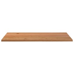 Dessus de table marron clair bois chêne massif rectangulaire 