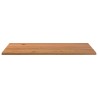 Dessus de table marron clair bois chêne massif rectangulaire 