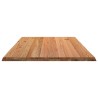 Dessus de table marron clair bois chêne massif rectangulaire 