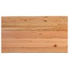 Dessus de table marron clair bois chêne massif rectangulaire 