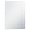 Miroir mural à LED pour salle de bains 50x60 cm 