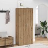 Armoire à chaussures chêne artisanal bois d'ingénierie 