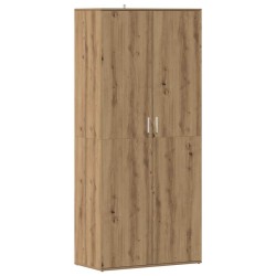 Armoire à chaussures chêne artisanal bois d'ingénierie 