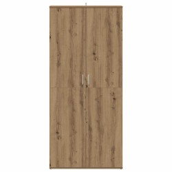 Armoire à chaussures chêne artisanal bois d'ingénierie 