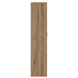 Armoire à chaussures chêne artisanal bois d'ingénierie 