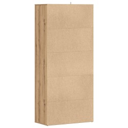 Armoire à chaussures chêne artisanal bois d'ingénierie 