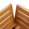 Canapé d'angle sectionnel 1 pc et coussins Bois d'acacia massif 