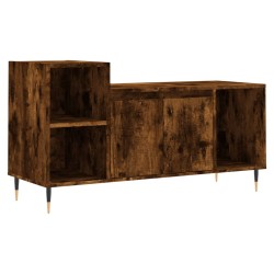 Meuble TV Chêne fumé 100x35x55 cm Bois d'ingénierie 