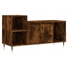 Meuble TV Chêne fumé 100x35x55 cm Bois d'ingénierie 