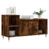 Meuble TV Chêne fumé 100x35x55 cm Bois d'ingénierie 